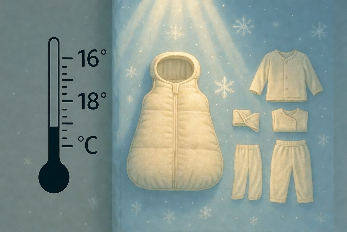 habiller son bébé la nuit selon les saisons
